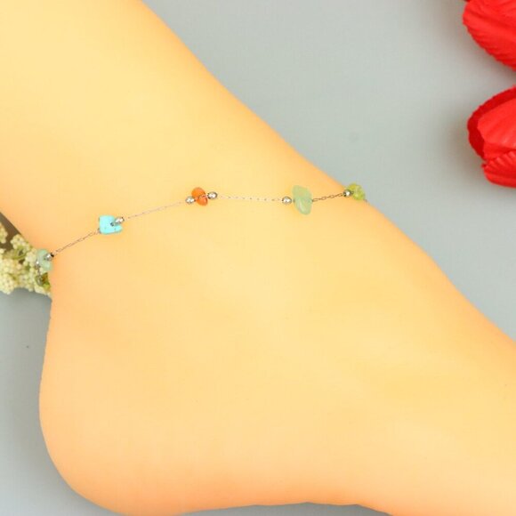 "Handmade Anklet – A Stylish Choice for Women, Thoughtful Gift Idea, EVCH1106 - Picture 7 of 9